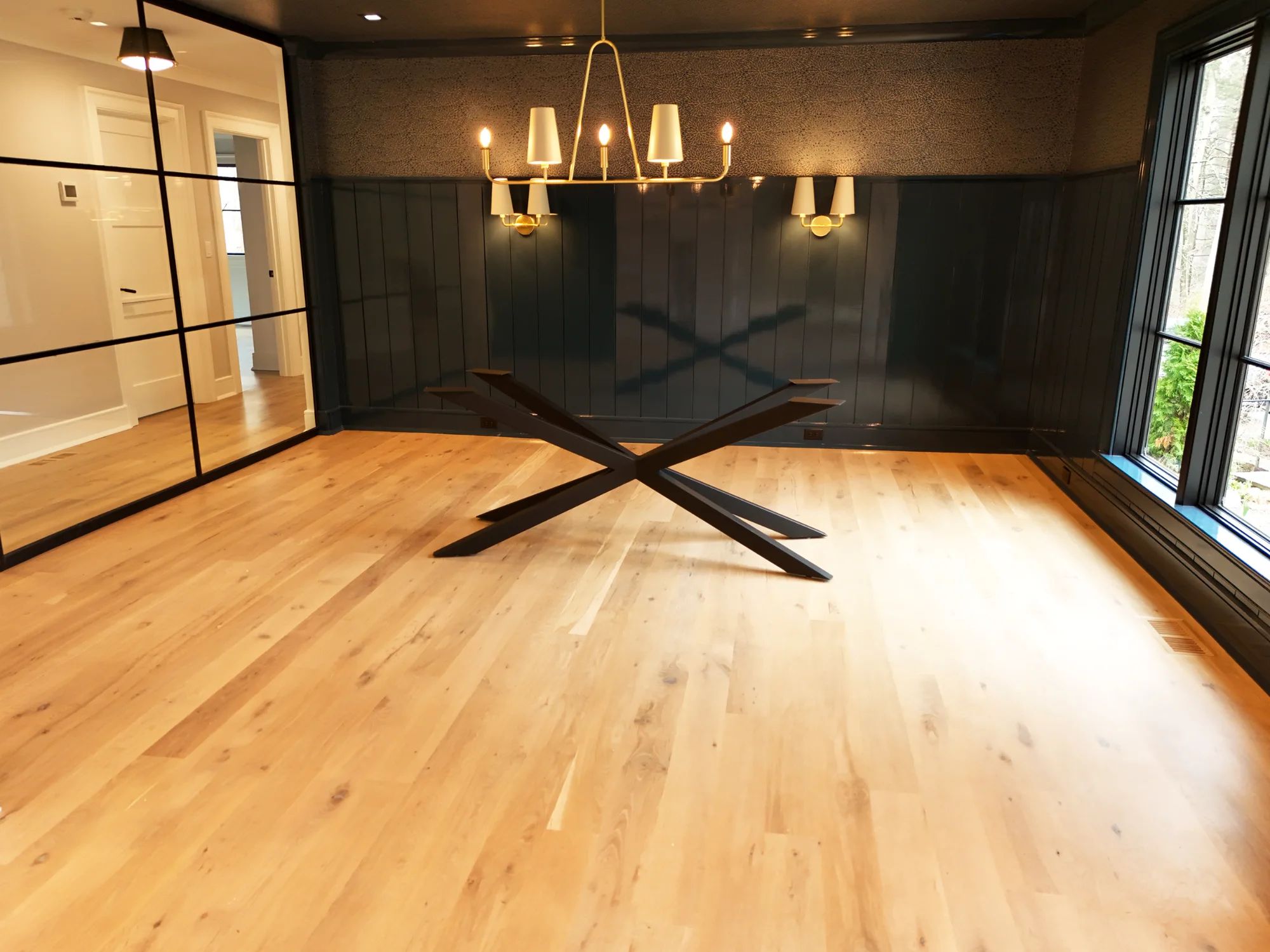 dustless hardwood floor sanding detail