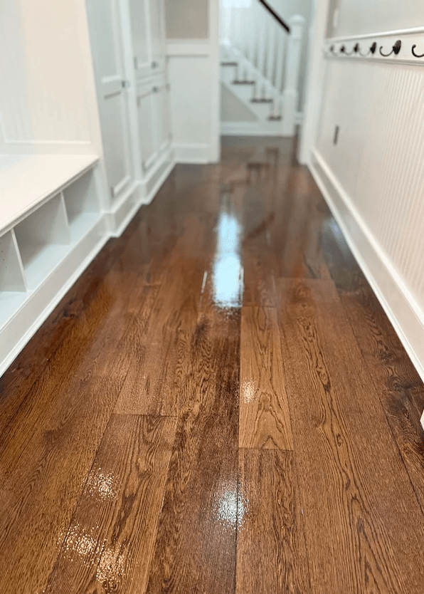 hardwood flooring project
