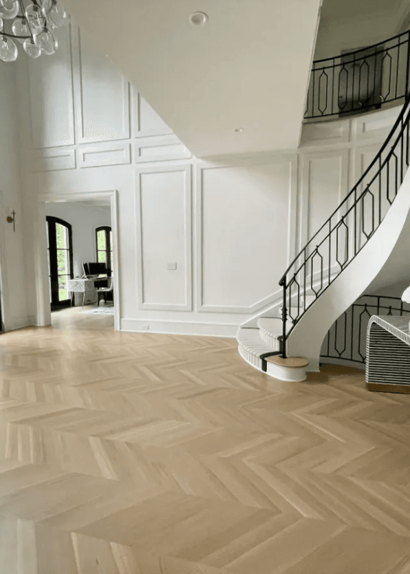 hardwood flooring project