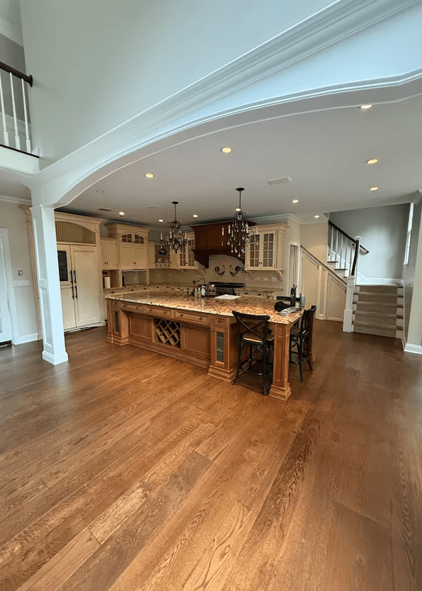 hardwood flooring project