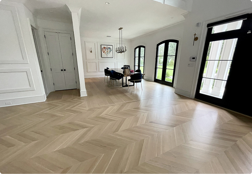 Trumbull CT neighborhood with hardwood floors