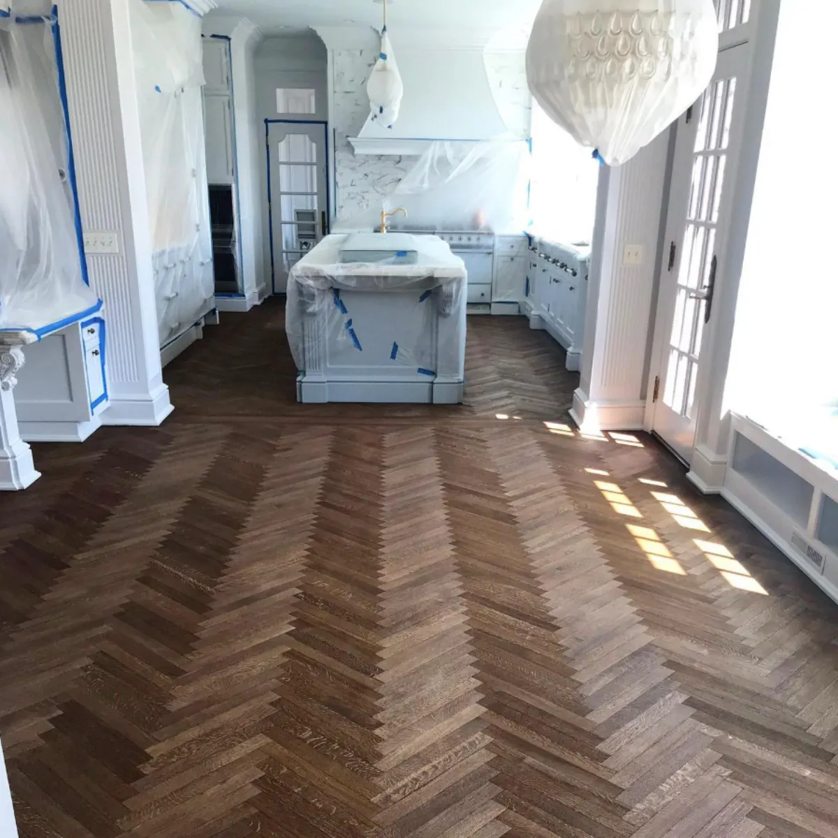 completed staircase refinishing Trumbull CT